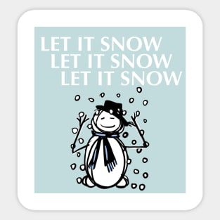 Let it snow! Sticker